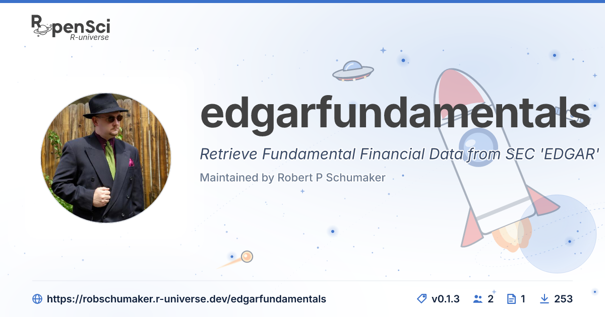 edgarfundamentals: Retrieve Fundamental Financial Data from SEC 'EDGAR'